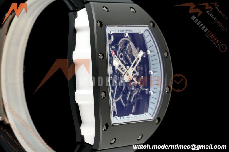 Richard Mille - RM055 Bubba Watson BLK/WHT CER/RU Gray Rehaut Skeleton ZF V3 RMUL2