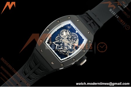 Richard Mille - RM055 Bubba Watson BLK/WHT CER/RU Gray Rehaut Skeleton ZF V3 RMUL2