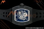 Richard Mille - RM055 Bubba Watson Black CER/RU White Rehaut Skeleton ZF V3 RMUL2 | 리차드 밀 - RM055 버바 왓슨 블랙 CER/RU 화이트 르호 스켈레톤 ZF V3 RMUL2