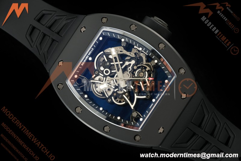 Richard Mille - RM055 Bubba Watson Black CER/RU Black Rehaut Skeleton ZF V3 RMUL2