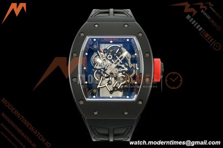 Richard Mille - RM055 Bubba Watson Black CER/RU Black/Red Rehaut Skeleton ZF V3 RMUL2
