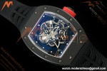 Richard Mille - RM055 Bubba Watson Black CER/RU Black/Red Rehaut Skeleton ZF V3 RMUL2