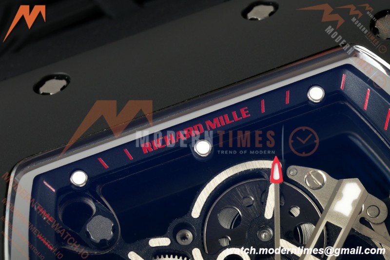 Richard Mille - RM055 Bubba Watson Black CER/RU Black/Red Rehaut Skeleton ZF V3 RMUL2