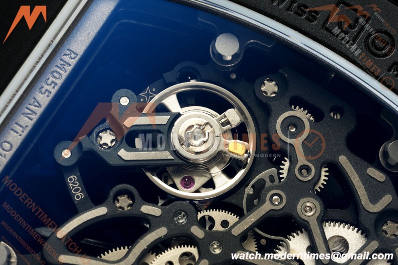 Richard Mille - RM055 Bubba Watson Black CER/RU Red Rehaut Skeleton ZF V3 RMUL2
