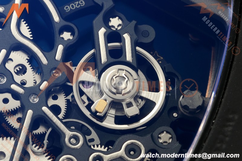 Richard Mille - RM055 Bubba Watson Asia Edition Black CER/RU Blk/Gold Rehaut Skeleton APSF RMUL2