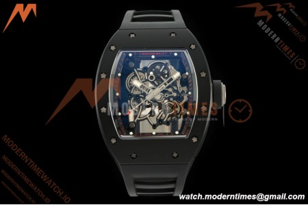 Richard Mille - RM055 Bubba Watson Asia Edition Black CER/RU Blk/Blk Rehaut Skeleton APSF RMUL2