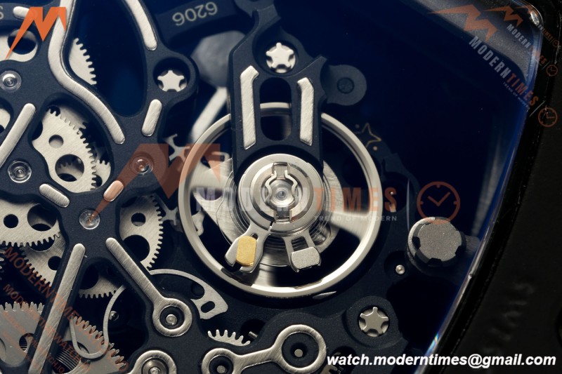 Richard Mille - RM055 Bubba Watson Asia Edition Black CER/RU Blk/Blk Rehaut Skeleton APSF RMUL2
