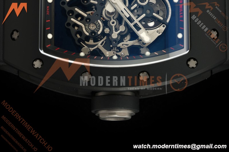 Richard Mille - RM055 Bubba Watson Asia Edition Black CER/RU Blk/Blk Rehaut Skeleton APSF RMUL2