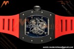 Richard Mille - RM055 Bubba Watson Asia Edition Black CER/RU Blk/Red Rehaut Skeleton APSF RMUL2