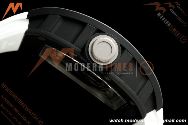 Richard Mille - RM055 Bubba Watson Asia Edition Black CER/RU Blk/Wht Rehaut Skeleton APSF RMUL2