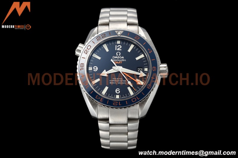 Omega - Seamaster Planet Ocean 600m 43.5mm GMT SS/SS Blue VSF A8605