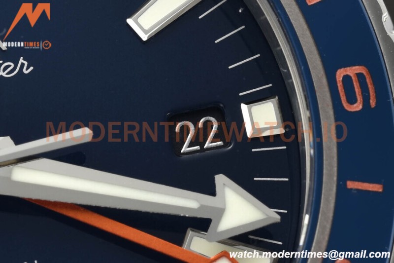 Omega - Seamaster Planet Ocean 600m 43.5mm GMT SS/SS Blue VSF A8605