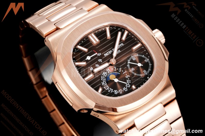 Patek Philippe - Nautilus 5712/1R 40mm RG/RG Brn/Stk 3KF A240