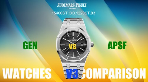 Gen vs Rep - APSF Audemars Piguet Royal Oak 15400ST.OO.1220ST.01 Black