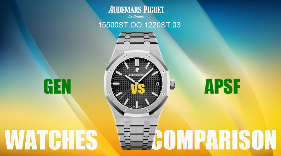Gen vs Rep - APSF Audemars Piguet Royal Oak 15500ST.OO.1220ST.03 Black