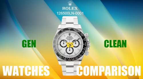 Gen vs Rep - Clean Rolex Daytona 126500-0001 White Dial