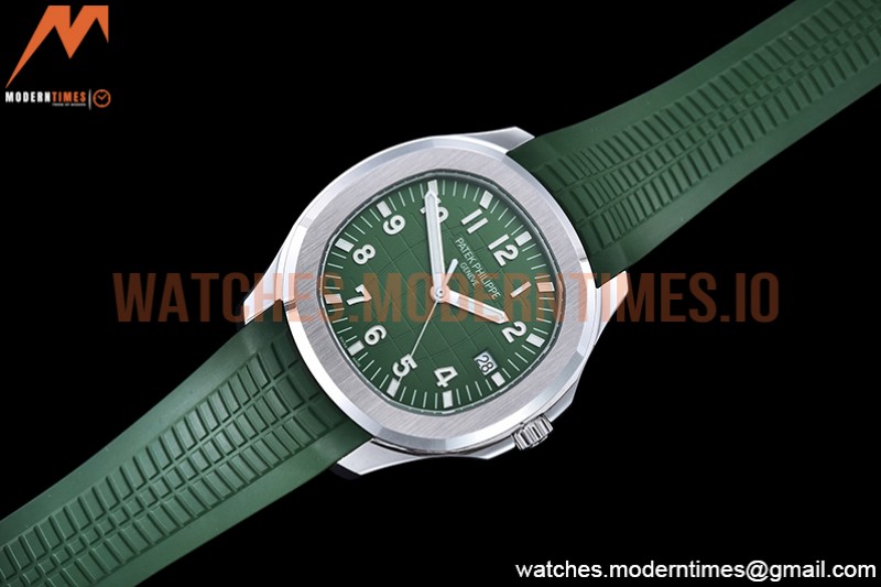 Patek Philippe - Aquanaut Ref.5168 SS/RU Green/Num 3KF V3 Asia 330