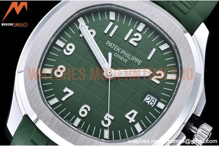 Patek Philippe - Aquanaut Ref.5168 SS/RU Green/Num 3KF V3 Asia 330