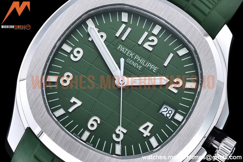 Patek Philippe - Aquanaut Ref.5168 SS/RU Green/Num 3KF V3 Asia 330