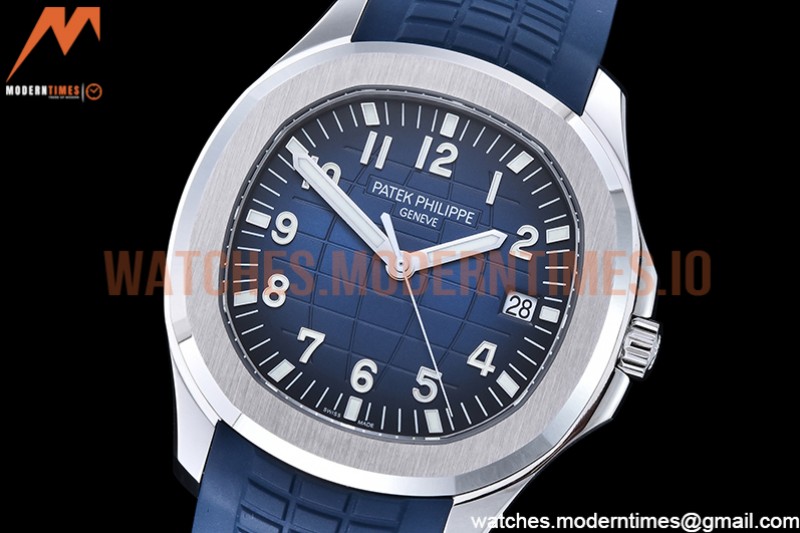 Patek Philippe - Aquanaut Ref.5168 SS/RU Blue/Num 3KF V3 Asia 330
