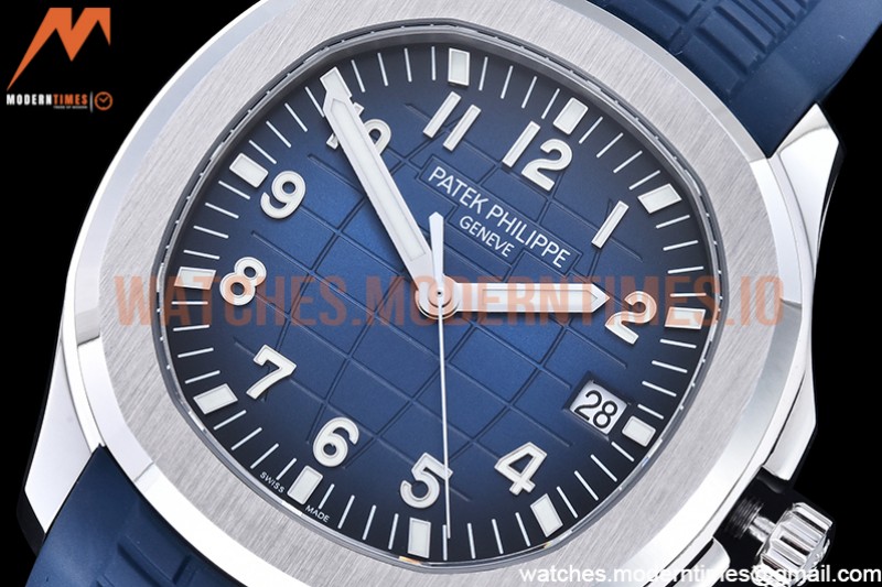 Patek Philippe - Aquanaut Ref.5168 SS/RU Blue/Num 3KF V3 Asia 330