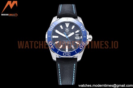 Tag Heuer - Aquaracer Caliber 5 41mm SS/NY Black V6F A2824