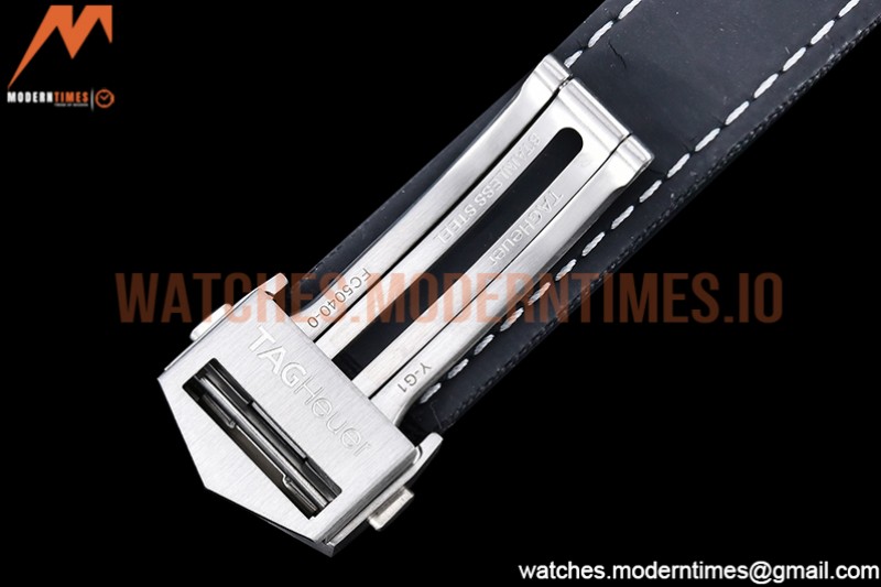 Tag Heuer - Aquaracer Caliber 5 41mm SS/NY White V6F A2824