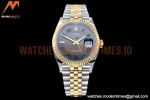 Rolex - DJ 36mm Jub Flt 904L YG/SS Grey/Rm VSF VS3235