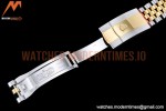 Rolex - DJ 36mm Jub Flt 904L YG/SS Grey/Rm VSF VS3235