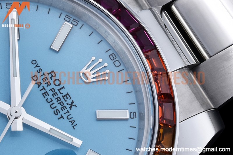 Rolex - DJ2 41mm Oys MC-Dia 904L SS/SS T-Blue/Stk JVS VR3235