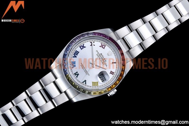Rolex - DJ2 41mm Oys MC-Dia 904L SS/SS Silv/Rm JVS VR3235