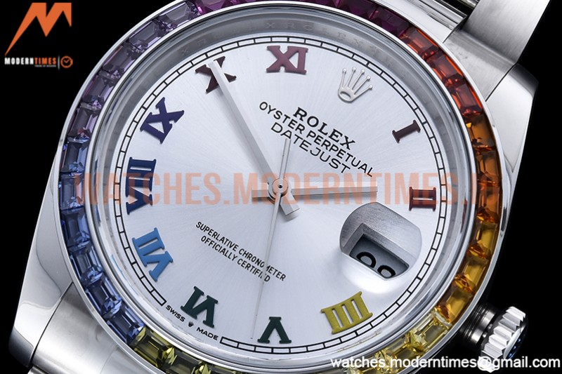 Rolex - DJ2 41mm Oys MC-Dia 904L SS/SS Silv/Rm JVS VR3235