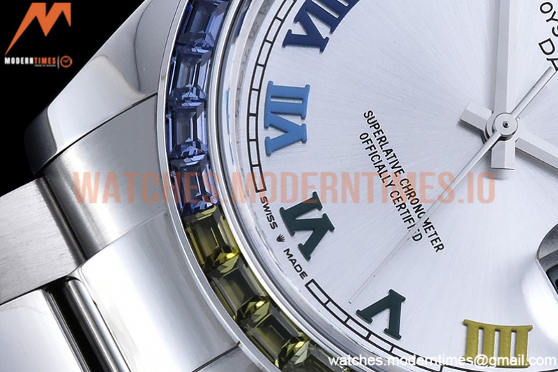 Rolex - DJ2 41mm Oys MC-Dia 904L SS/SS Silv/Rm JVS VR3235