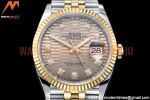 Rolex - DJ 36mm Jub Flt 904L YG/SS P-Gold/Dia VSF VS3235