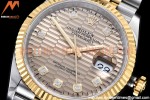 Rolex - DJ 36mm Jub Flt 904L YG/SS P-Gold/Dia VSF VS3235