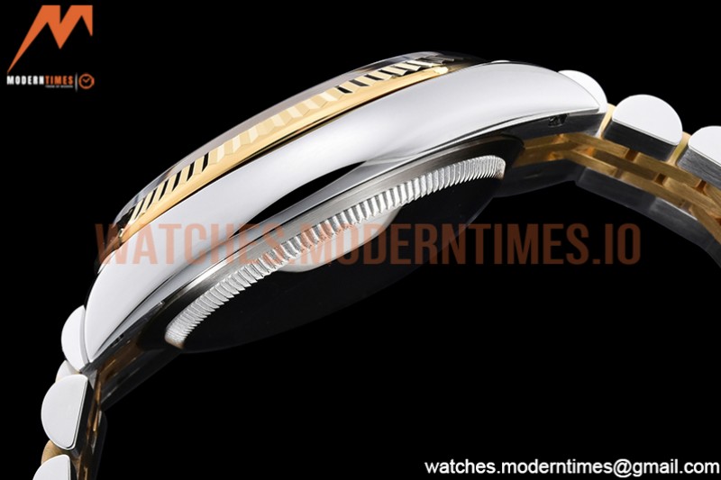 Rolex - DJ 36mm Jub Flt 904L YG/SS P-Gold/Stk VSF VS3235