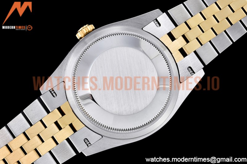 Rolex - DJ 36mm Jub Flt 904L YG/SS P-Gold/Stk VSF VS3235