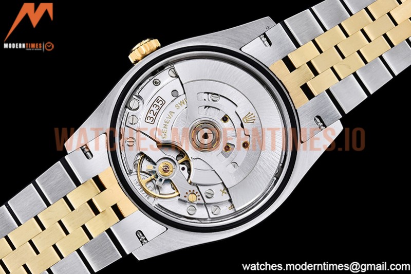 Rolex - DJ 36mm Jub Flt 904L YG/SS P-Gold/Stk VSF VS3235