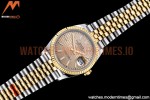 Rolex - DJ 36mm Jub Flt 904L YG/SS P-Gold/Stk VSF VS3235
