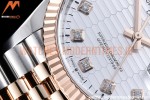 Rolex - DJ 36mm Jub Flt 904L RG/SS P-Silv/Dia VSF VS3235