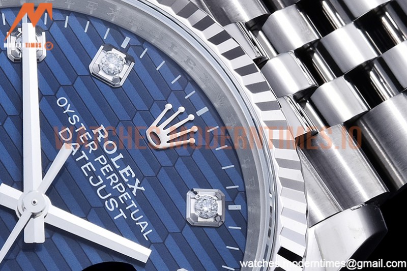 Rolex - DJ 36mm Jub Flt 904L SS/SS P-Blue/Stk VSF VS3235