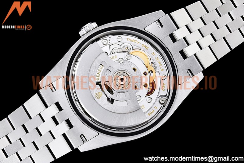Rolex - DJ 36mm Jub Flt 904L SS/SS P-Green/Dia VSF VS3235