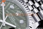 Rolex - DJ 36mm Jub Flt 904L SS/SS P-Green/Dia VSF VS3235