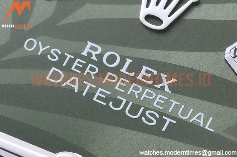 Rolex - DJ 36mm Jub Flt 904L SS/SS P-Green/Dia VSF VS3235
