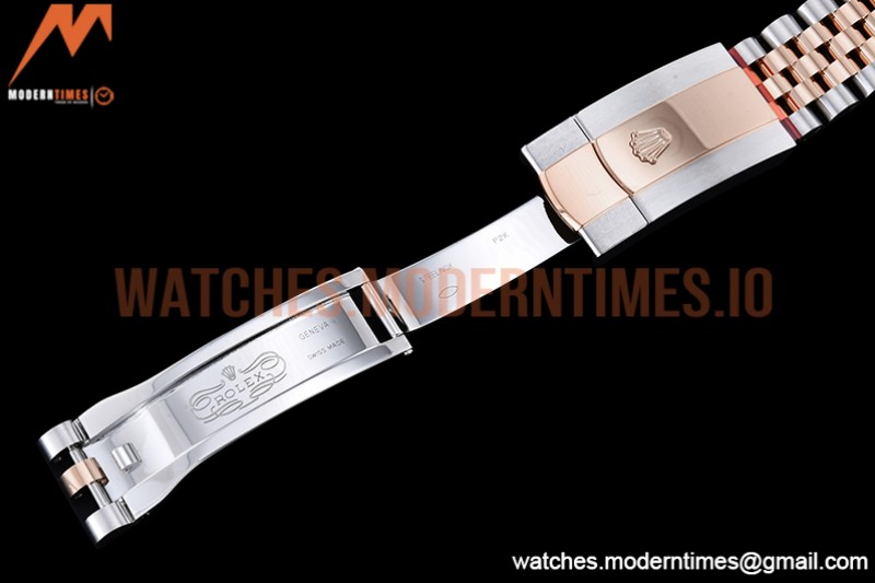 Rolex - DJ 36mm Jub Flt 904L RG/SS Grey/Rm VSF VS3235