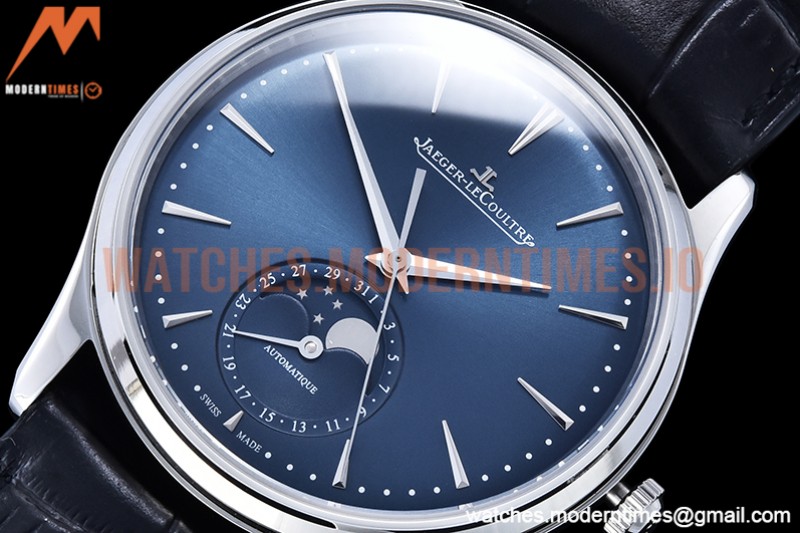 Jaeger LeCoultre - Master Ultra Thin Moonphase SS/LE Blue ZF A925