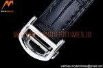 Cartier - Pasha Ladies Blk SS/LE White/Num AF Qtz