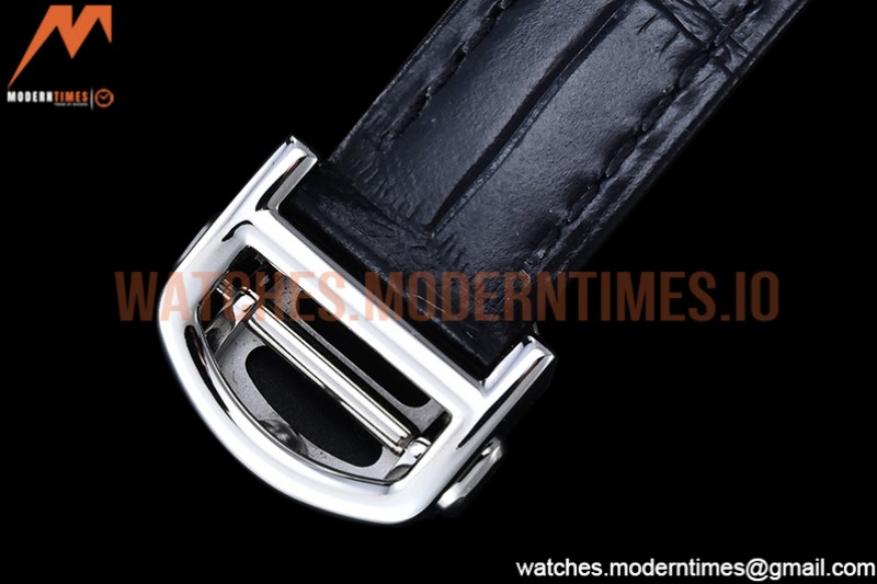 Cartier - Pasha Ladies Blk SS/LE White/Num AF Qtz