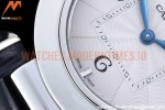 Cartier - Pasha Ladies Blk SS/LE White/Num AF Qtz