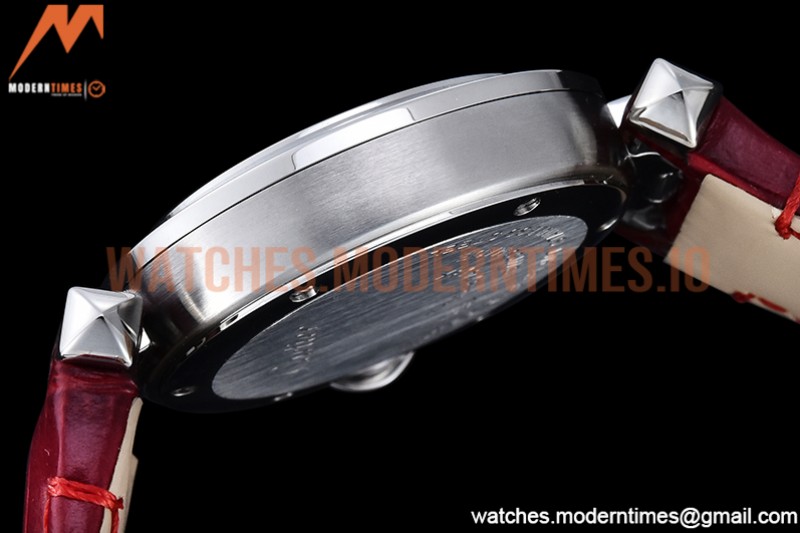 Cartier - Pasha Ladies Red SS/LE White/Num AF Qtz